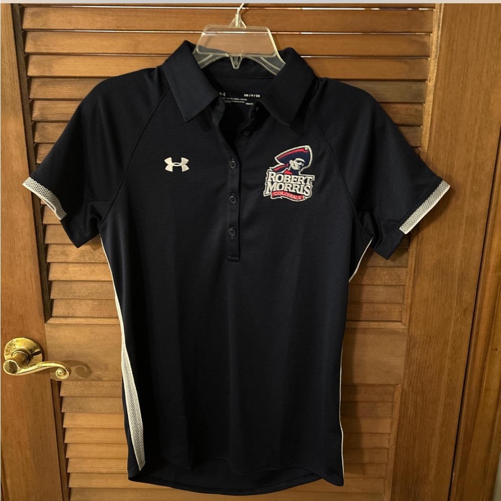 Under Armour Dark Blue HeatGear RMU Polo